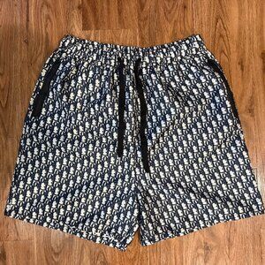 Dior Oblique Logo Bermuda Shorts Size XL